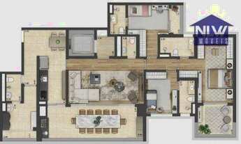 Imagem 2: Apartamento com 3 dormitórios à venda, 174 m² por R$ 2.848.842,00 - Perdizes - São Paulo/S