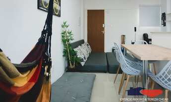 Imagem 4: Flat porteira fechada na orla da Pituba planejado, decorado