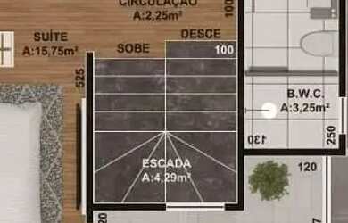 Imagem 4: Sobrado com 3 suites à venda, 146 m² por R$ 949.000 - Boqueirão - Curitiba/PR