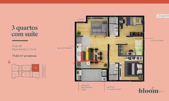 Imagem 2: Apartamento à venda, 74 m² por R$ 591.977,00 - Água Verde - Curitiba/PR