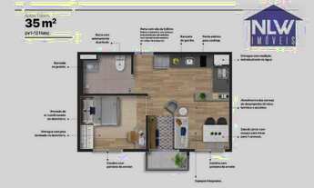 Imagem: Studio à venda, 27 m² por R$ 273.703,75