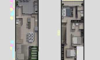 Imagem 7: SOBRADO GEMINADO no ATIRADORES com 3 quartos para VENDA, 0 m²