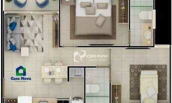 Imagem 3: Apartamento à venda, 46 m² por R$ 315.000,00 - Porto das Dunas - Aquiraz/CE