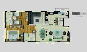 Imagem 11: Apartamento à venda 2 quartos 1 suíte 2 vagas - Lourdes