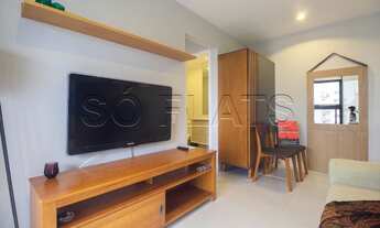 Imagem 4: Flat Espaço Alpha disponível para locação na Vila Olímpia com 40m² contendo 1 dormitório e