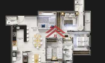 Imagem 7: Apartamento com 3 dormitórios à venda, 100 m² por R$ 730.000,00 - Santa Mônica - Uberlândi