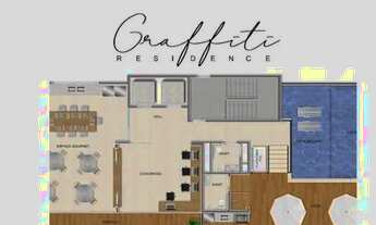 Imagem 7: EXCELENTE EMPREENDIMENTO GRAFFITI RESIDENCE 2 QUARTO, COM SUÍTE 57,61m² a 70,85m²