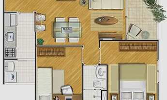 Imagem 5: Apartamento - mobiliado- locação- 50 m2- vaga e varanda no Jardim Paulista - São Paulo - S