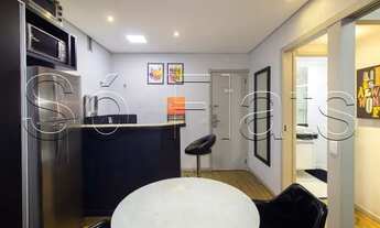 Imagem 7: Flat na Alameda Campinas com fácil acesso a Avenida Paulista e Nove de Julho totalmente re