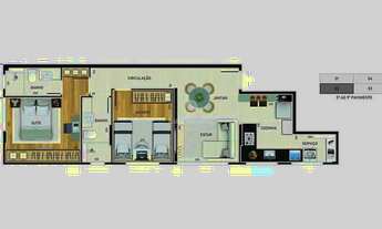 Imagem 16: Apartamento à venda 2 quartos 1 suíte 2 vagas - Lourdes