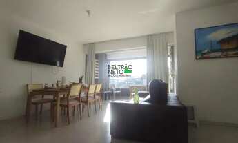 Imagem 4: Sala ampla para 3 ambientes com piso em porcelanato