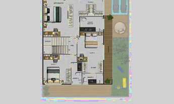 Imagem 4: Coração do Recreio Casa Triplex Alto Padrão 4 Suítes c/ Piscina + Churrasqueira - AVALIAMO