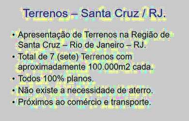 Imagem 4: Terreno Residencial - Santa Cruz