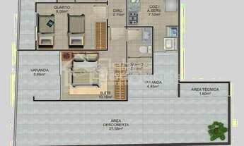 Imagem 15: Residencial Maximus com 2 ou 3 com Área de Lazer na Praia do Morro