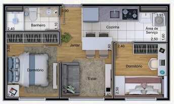 Imagem 7: More de Frente a Estação de Trem do Jaraguá Com SEGURANÇA, LAZER e DIVERSÃO pra Você e Tod