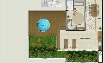 Imagem 3: Cobertura com 143m² com Piscina e Churrasqueira