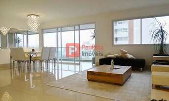 Imagem 2: Apartamento para locação, com 198m²- 3 Dormitórios, 5 Banheiros, Sala ampla para 2 ambient