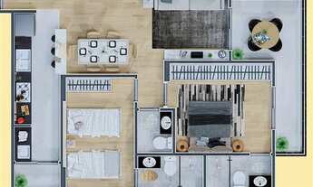 Imagem 5: APARTAMENTO COM 78.57 m² - MIRIM - PRAIA GRANDE SP