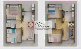 Imagem 3: Casa com 2 dormitórios à venda por R$ 167.000 - Fortaleza - Brodowski/SP