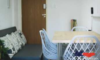 Imagem 5: Flat porteira fechada na orla da Pituba planejado, decorado