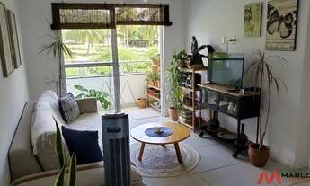 Imagem 3: Apartamento Via Pontal, 2 quartos, sendo 1 suíte, lado da sombra, churrasqueira, 55m²