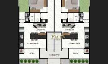 Imagem 5: Apartamento com 2 dormitórios à venda, 69 m² por R$ 359.000 - Itajuba - Barra Velha/SC