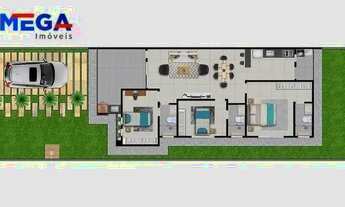 Imagem 3: Casa com 3 dormitórios à venda, 96 m² por R$ 330.000 - São Bento - Fortaleza/CE