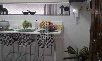 Imagem 3: Apartamento de frente, com dois quartos, sala grande e cozinha espaçosa