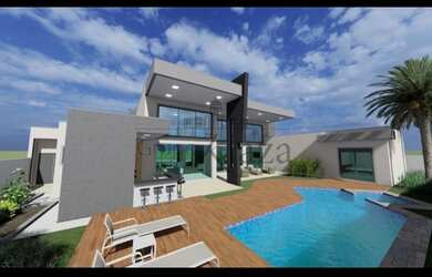 Imagem 3: Casa Condomínio - Urbanova - Condomínio Mont Blanc - 4 Dormitórios - 774m² - Aceita Permut