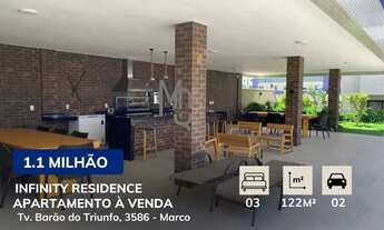 Imagem 3: Apartamento para venda tem 122 metros quadrados com 3 quartos em Marco - Belém - Pará