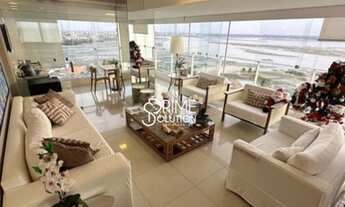 Imagem 2: Apartamento na Península com 209m², 4 Suítes em Andar Alto - Vista Mar Eterna
