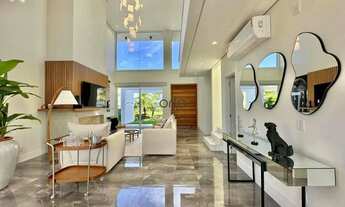 Imagem 6: Casa mobiliado e decorada com 4 suítes e piscina á venda no condomínio Quintas do Lago REF