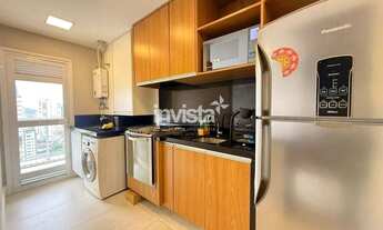 Imagem 2: Apartamento Duplex Mobiliado no Gonzaga, Santos 57 m², 1 vaga, lazer completo