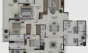 Imagem 6: Atlântico Sul apto à venda, 157.18m², 03 suítes, 02 vagas soltas na garagem no bairro do M