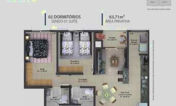 Imagem 2: APTO NOVO NO CENTRO DE CRICIÚMA ABAIXO DO VALOR DE MERCADO