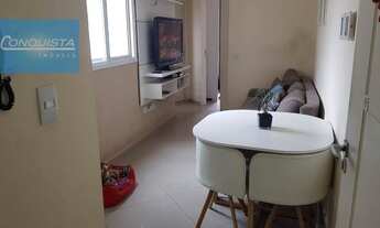 Imagem 2: Cobertura com 2 dormitórios à venda, 76 m² por R$ 266.000,00 - Vila Linda - Santo André/SP