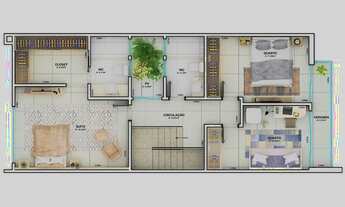 Imagem 4: Casa 2 Pavimentos c/ Área Gourmet com Churrasqueira - Mata Atlântica