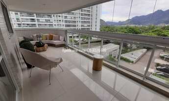 Imagem 2: Apartamento decorado e mobiliado na Barra da Tijuca, no Península, Soul, 4 quartos, 3 vgs