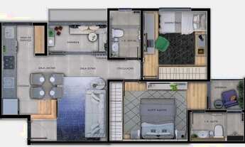 Imagem 4: Apartamento para Venda em Belo Horizonte, SANTA EFIGÊNIA, 2 dormitórios, 1 suíte, 2 banhei