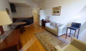 Imagem: Flat 56m² com 1 dormitório, todo mobiliado