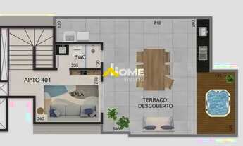 Imagem 3: Cobertura à venda, 3 quartos, 1 suíte, 2 vagas, Milionários - Belo Horizonte/MG