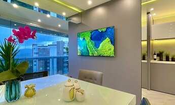 Imagem 4: Excelente apartamento 02 suíte mobiliado em Alphaville