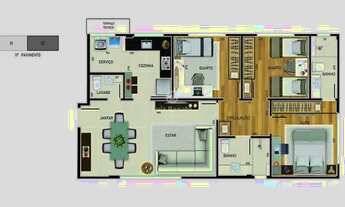 Imagem 12: Apartamento à venda 2 quartos 1 suíte 2 vagas - Lourdes