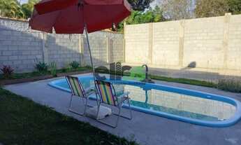 Imagem 3: CHÁCARA com ESCRITURA, 02 casas no mesmo terreno, piscina, churrasqueira, terreno de 800m²