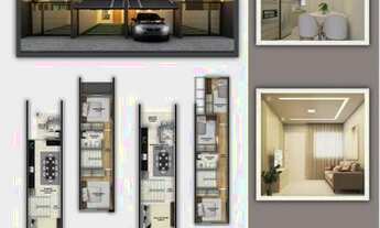 Imagem: SOBRADO GEMINADO no AVENTUREIRO com 3 quartos