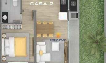 Imagem 7: Casa a 650 metros da praia com 3 dormitórios à venda, 58 m² por R$ 299.000 - Princesa do M