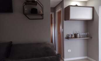 Imagem 2: Jd. Satélite - Apto 2D; 1 Banheiro; Sacada; Cozinha planejada; Armários embutidos; 1 Vg