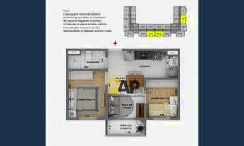 Imagem 2: Apartamento com 2 dormitórios à venda, 37 m² por R$ 265.000 - Vila Andrade - São Paulo/SP