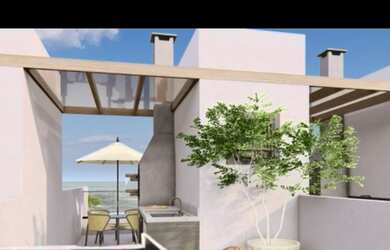 Imagem 6: Triplex com terraço gourmet vista praia