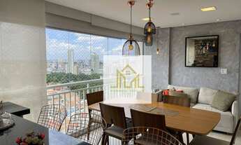 Imagem 2: Apartamento com varanda gourmet, 3 dormitórios, 118 m² - venda por R$ 1.700.000 ou aluguel